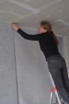 Dan kan er weer behangen worden